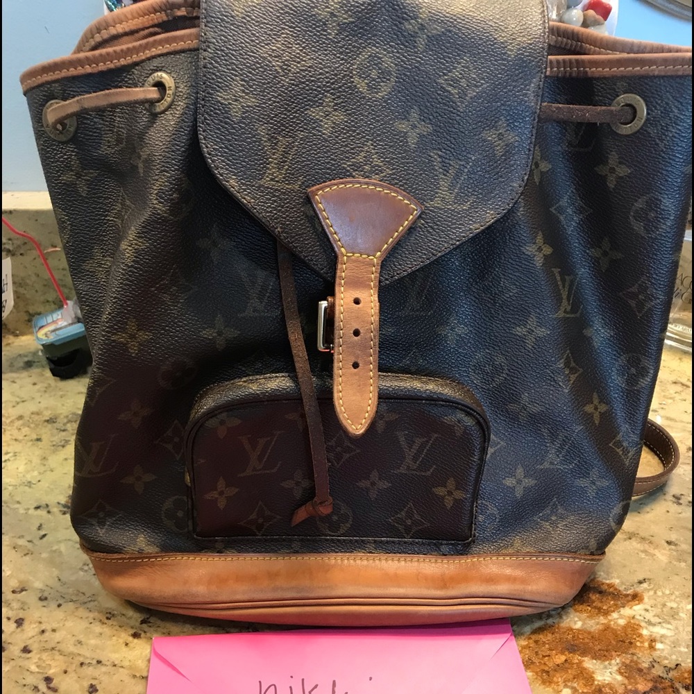 Louis Vuitton montesouris backpack pm good shape